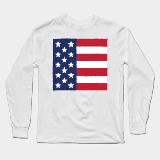 USAFlagRough Long Sleeve T-Shirt